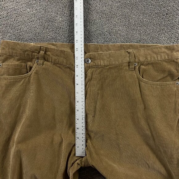 Woolrich Corduroy Pants Men's 40 x 32 Measures 43 x 32 Brown Flat Front - Picture 10 of 13